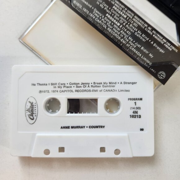Anne Murray Country Cassette Tape 4N-16213 Capitol Records Stereo Reissue 1972 - Picture 5 of 5